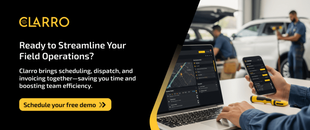 Field service management software